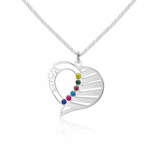 Personalized Birthstone Necklace JEWJONE101577